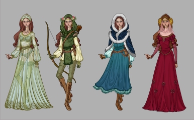 Maid Marian - costumes concepts