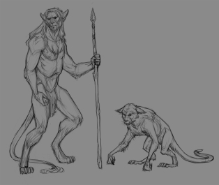 Earth 2.0 creature sketches